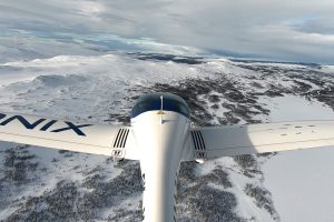 Greenflyway first electric winter flight in the world, Sweden-Norway 2020